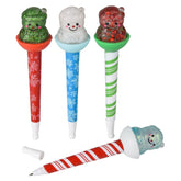 Squeezy Sugar Snowman Back To School Pens In Bulk - Assorted